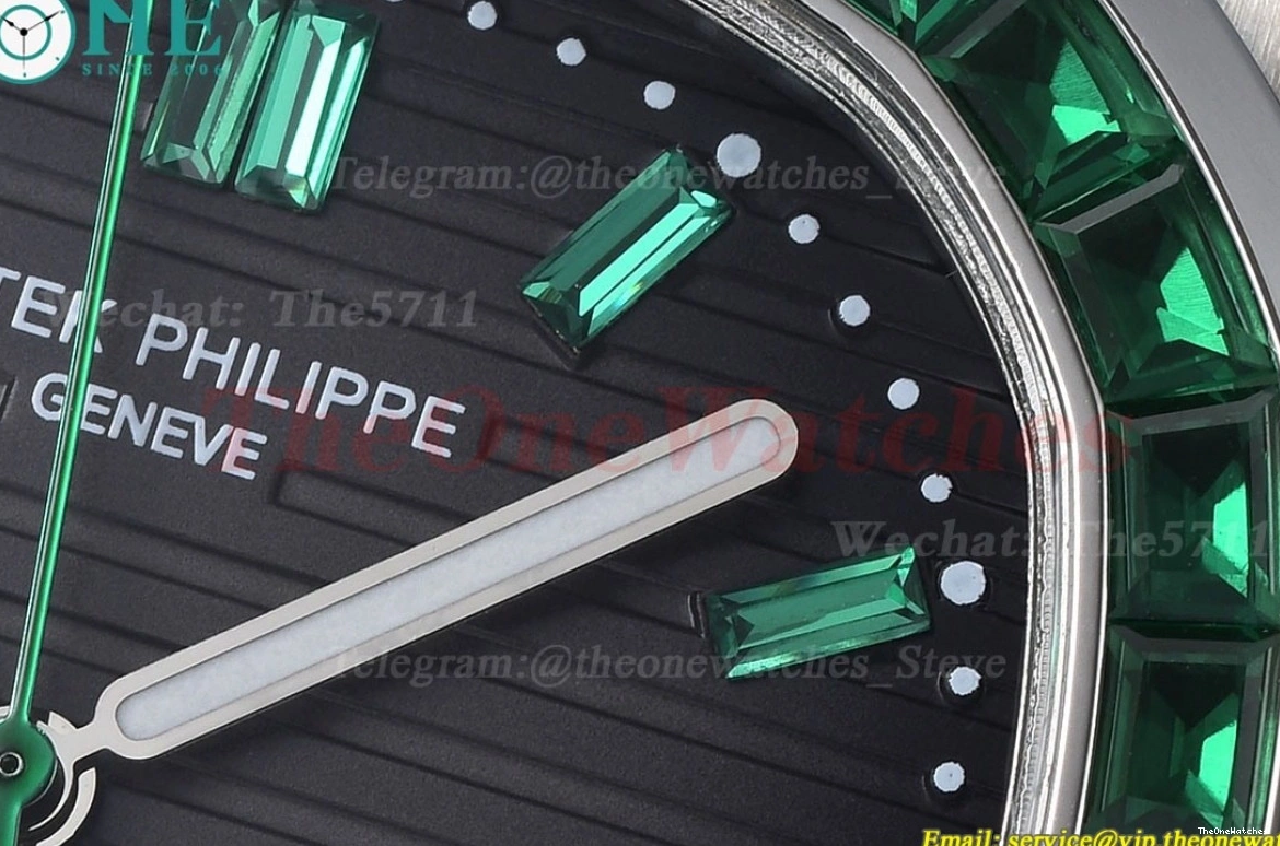Dial MY8215 Diamond GDF LE Nautilus SS Dia 40mm Grey Green 0520
